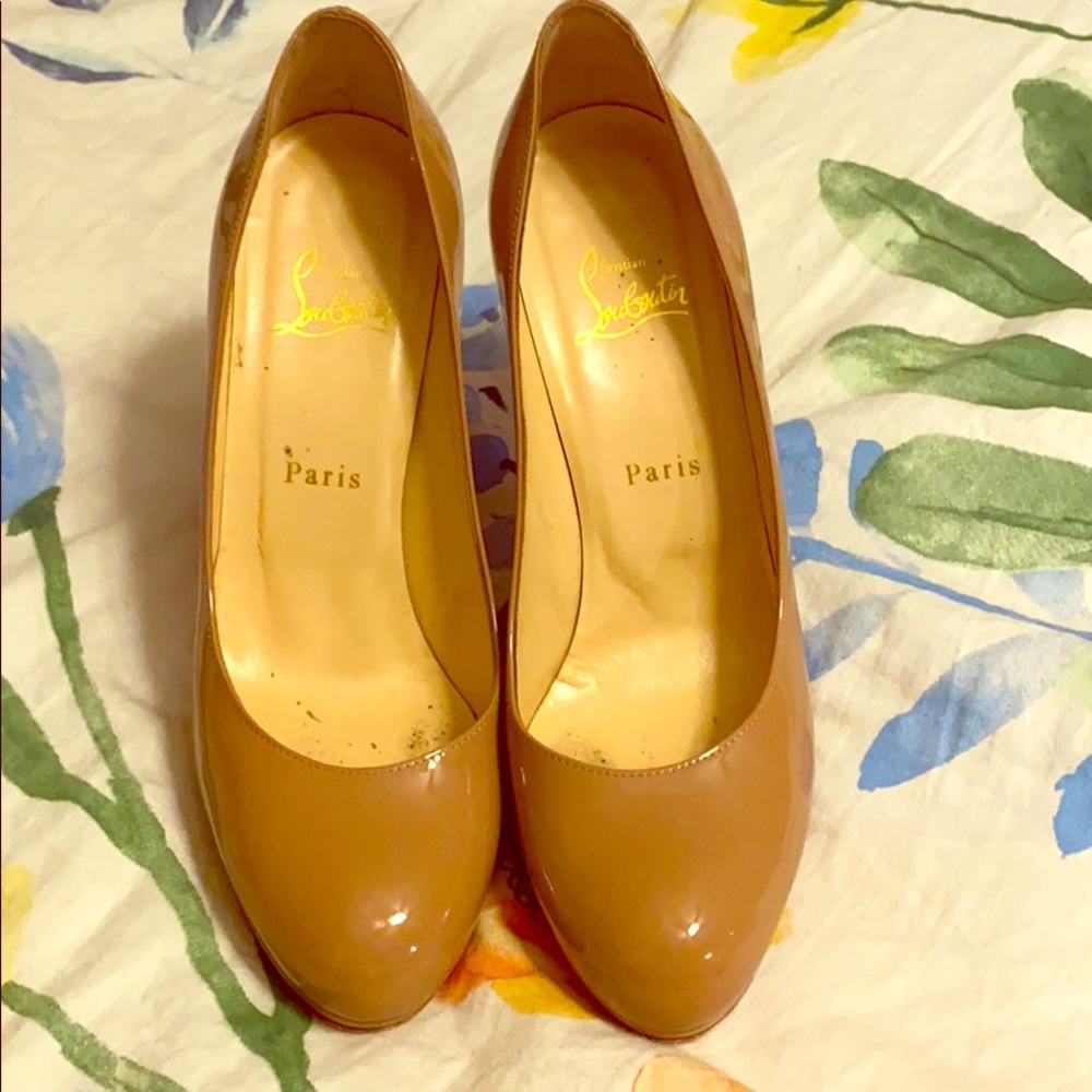 Patent leather heels
